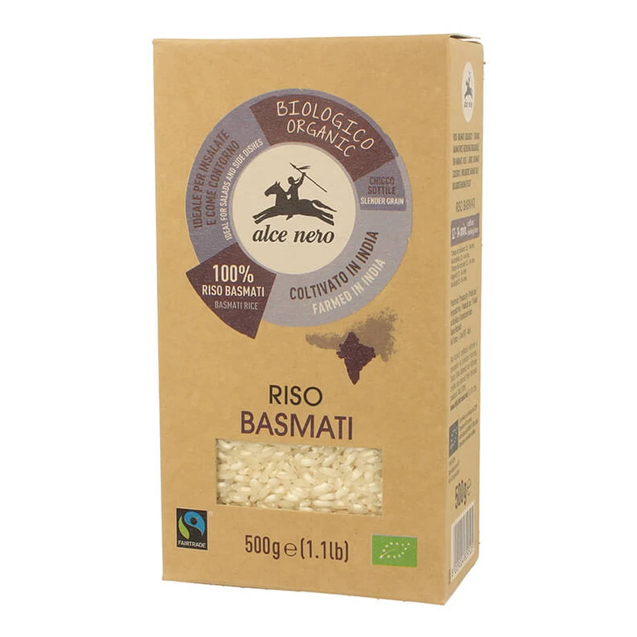 ORGANICZNY INDYJSKI RYŻ BASMATI 500G: ceny i cechy