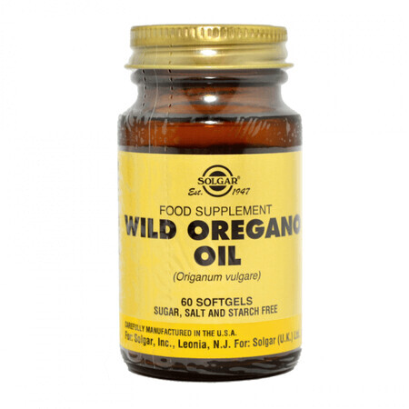 Oregano salbatic, 60 capsule, Solgar