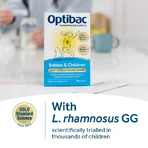 Probiótico para niños y bebés, 10 sobres, Optibac