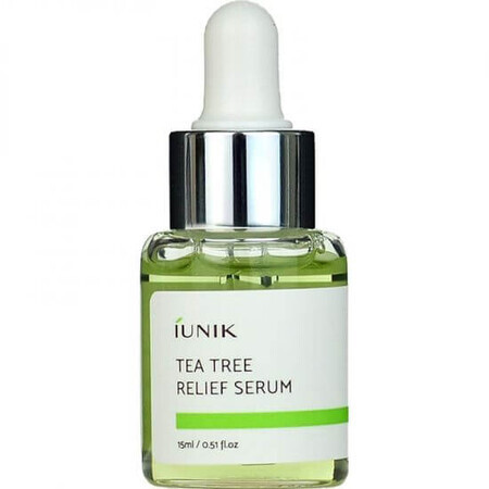 Tea Tree Relief verzachtend en hydraterend gezichtsserum, 15 ml, Iunik