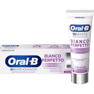 Oral B 3D White Advanced perfekt weiße Zahnpasta 75ml