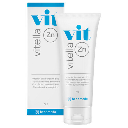 Benemedo Vitella Zn Creme mit Vitaminen und Zink, 75 g