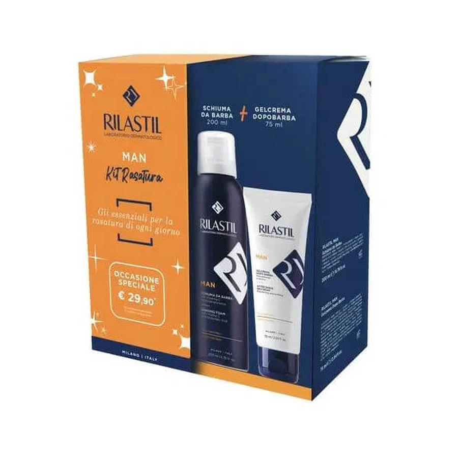 Estuche Rilastil Man con espuma de afeitar y aftershave