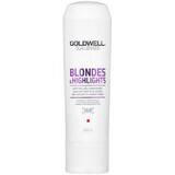 Goldwell Dual Senses Blonde & Highlights Balsamo anti-ottone per capelli biondi 200ml