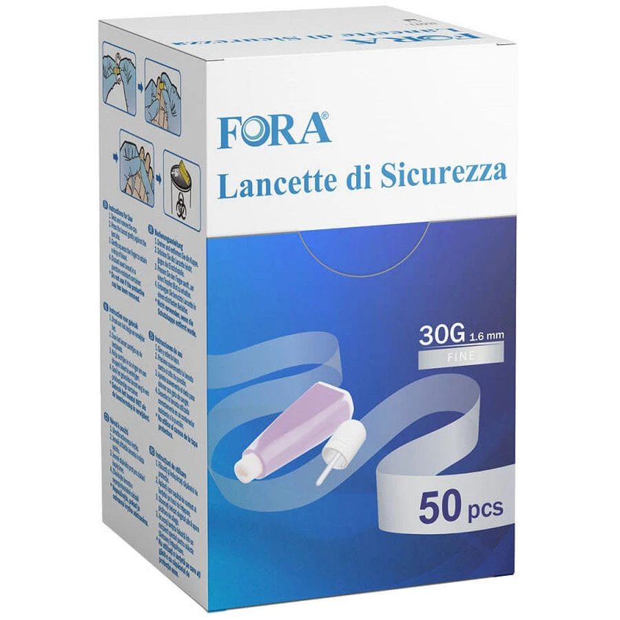 FORA SICHERHEITSLANZETTE 50STK