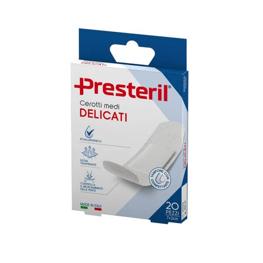 PRESTERIL Tencuieli ușoare medii 7x2 cm - 20 bucăți