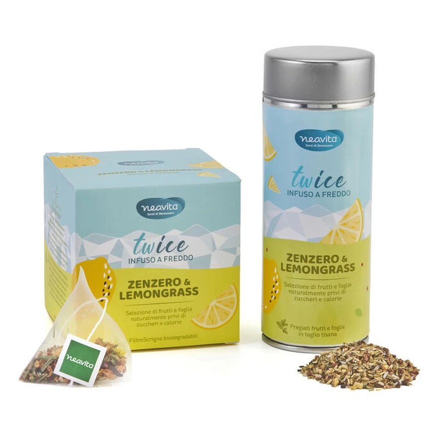 Twice Gember en Citroengras Kruidenthee 15 Filters