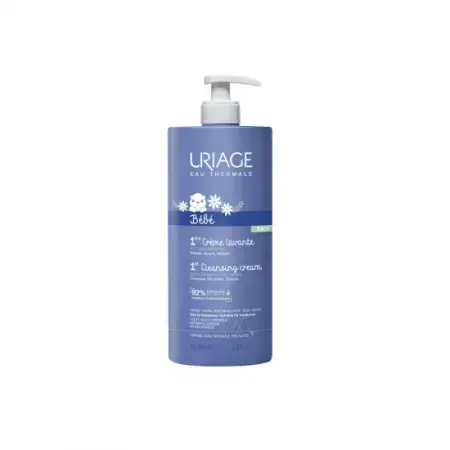 Uriage Bébé - 1ere Crème Lavante Crema Detergente Senza Sapone, 1000ml