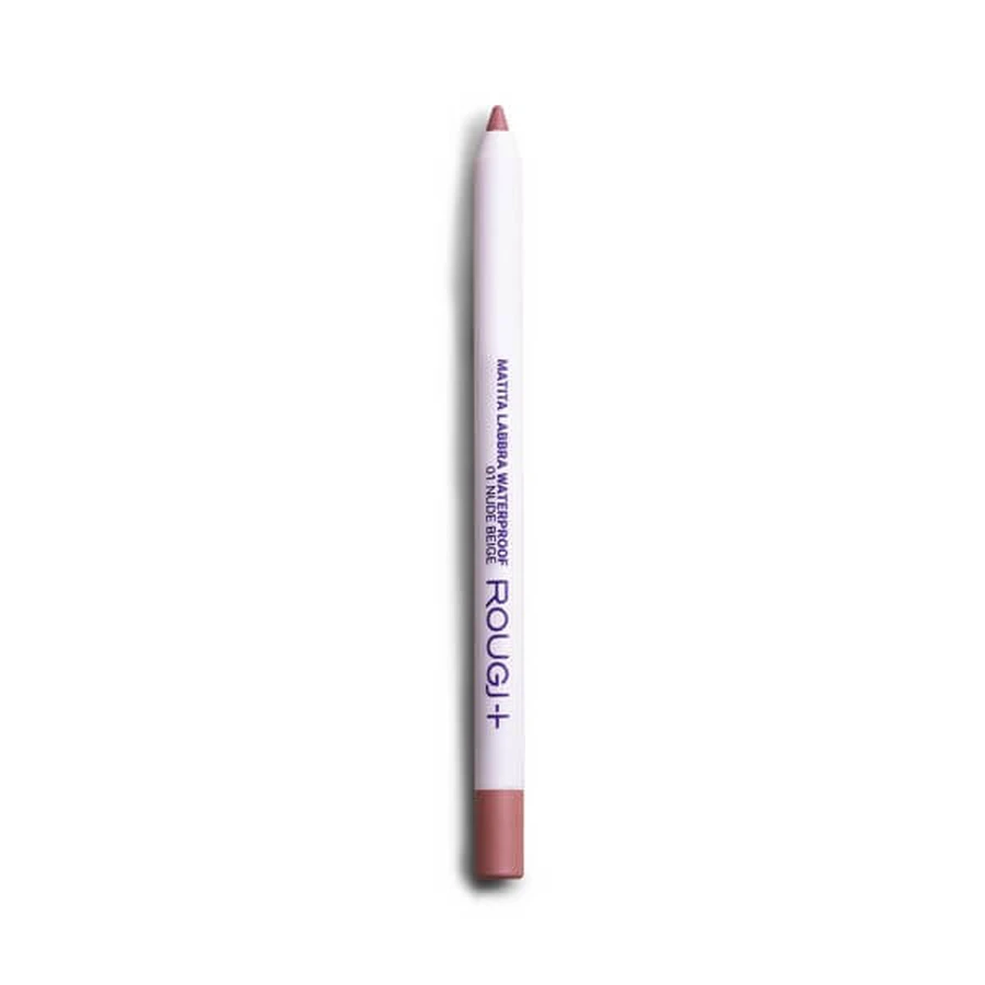 Rougj waterproof lippotlood 01 nude beige