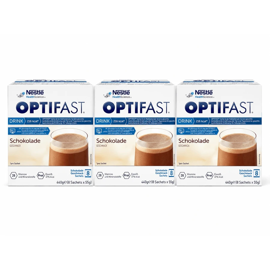 OPTIFAST Schokoladengetränk 3x8 Stück