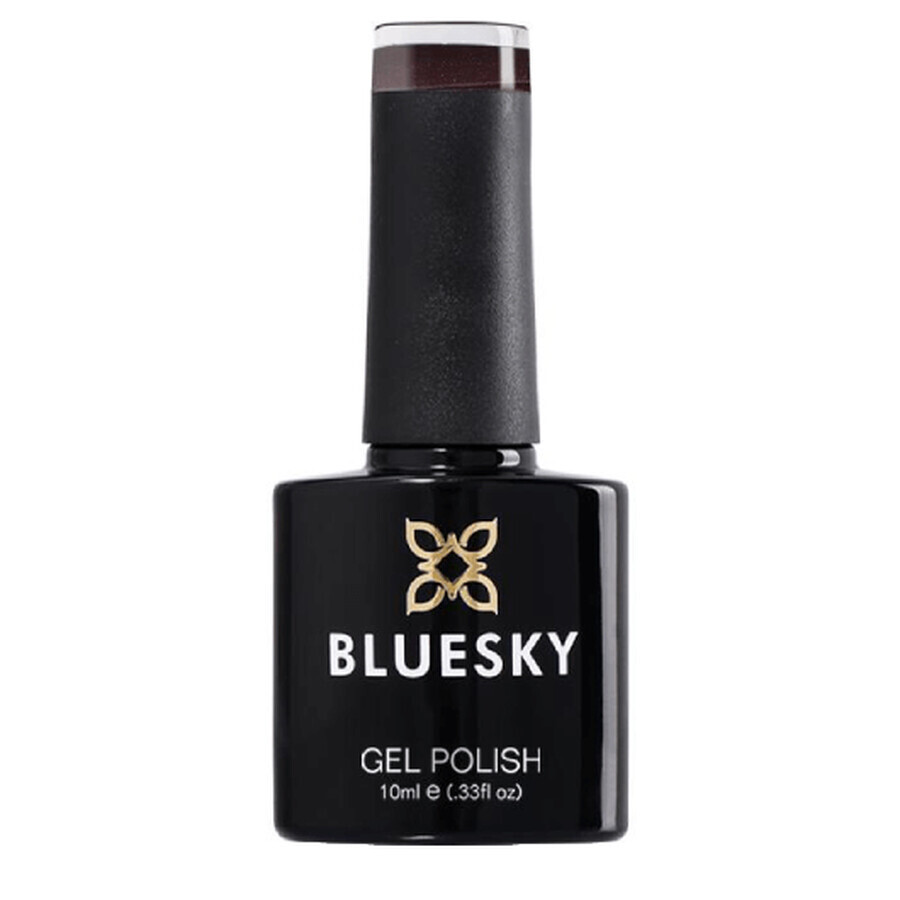 Vernis à ongles semi-permanent Bluesky UV Bourgogne foncé 10ml 