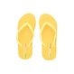 ITALIAN NAZ FLIP FLOPS D YELLO 40