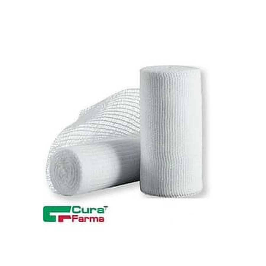 Pure Cotton Non-Elastic Hydrophilic Care Gauze Bandage With Edged Anti-Fraying Edges 5 X 500 Cm