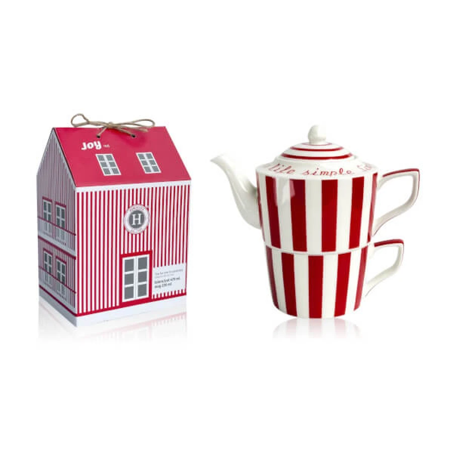 Tea For One Joy rossa - teiera e tazza