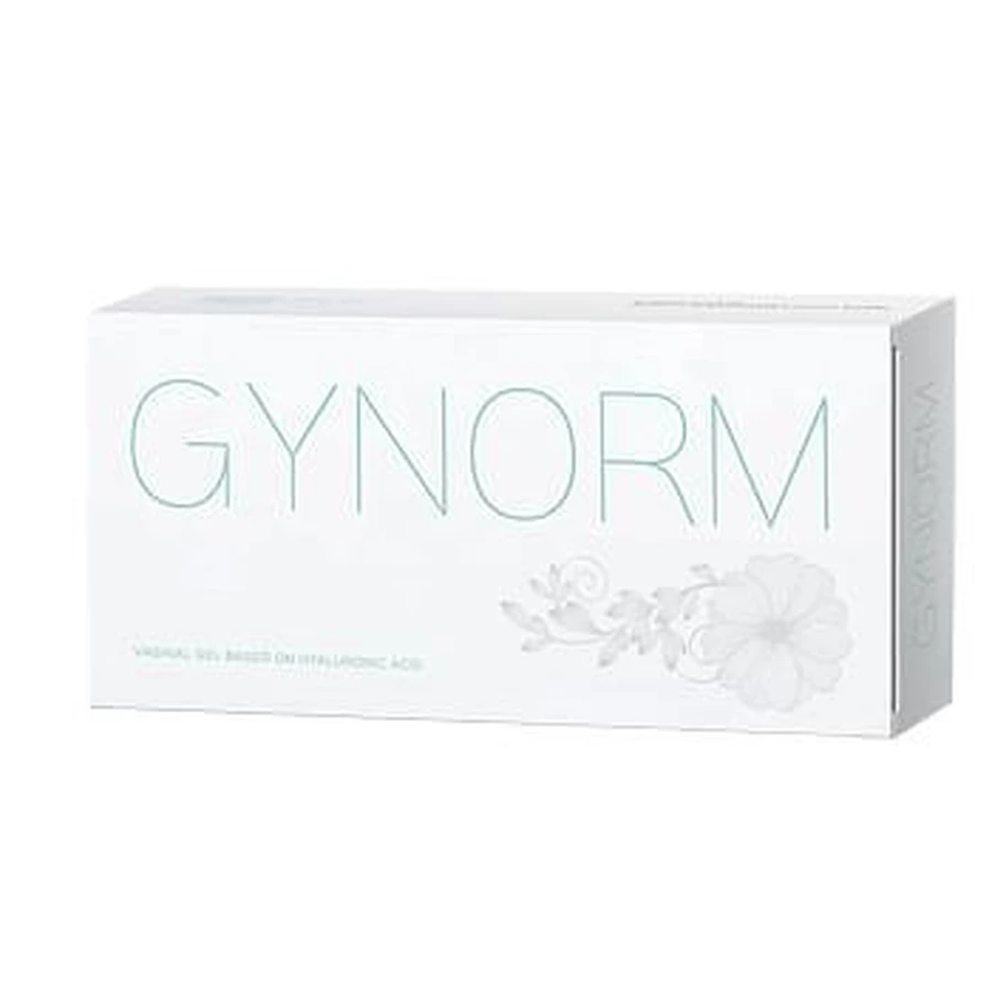 Gynorm 0,5% Acid hialuronic Gel vaginal 7 aplicatoare de 5 ml