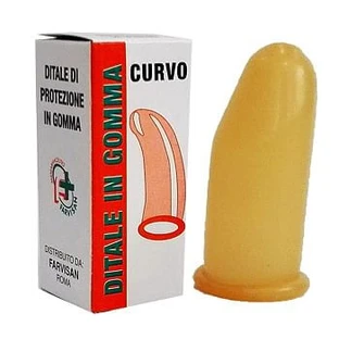 Dedal de goma curvado 3