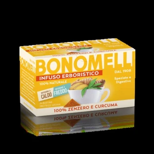 Bonomelli de Jengibre y Cúrcuma 32g