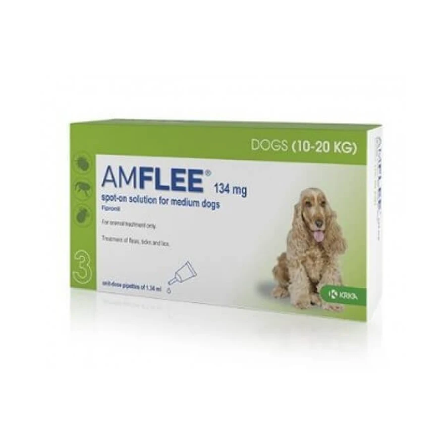AMFLEE SPOT ON 3PIP 134MG DIERENARTS