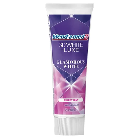 Blend-a-med 3D White Luxe tandpasta, Glamorous White, 6x75 ml
