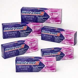 Blend-a-med 3D White Luxe tandpasta, Glamorous White, 6x75 ml