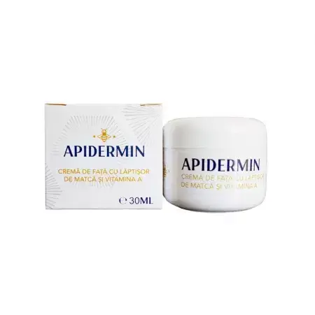 Apidermin gezichtscrème met matchamelk en vitamine A, 30 ml, Veceslav Bee Complex