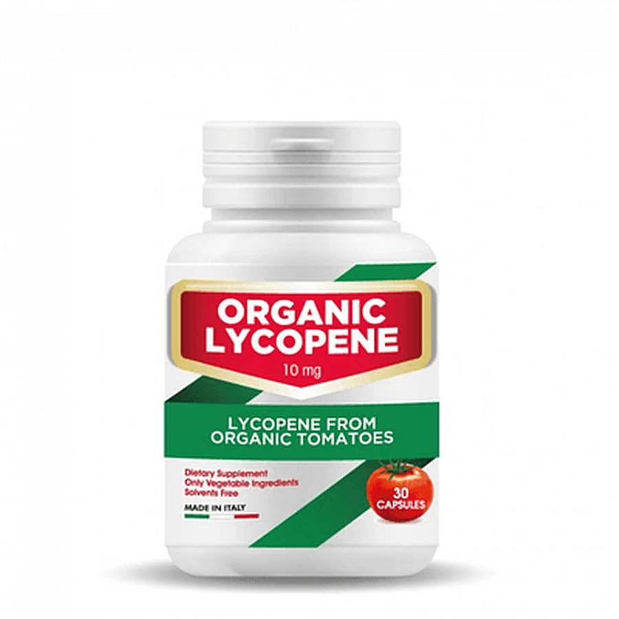 Organisch lycopeen 30 capsules in blisterverpakking