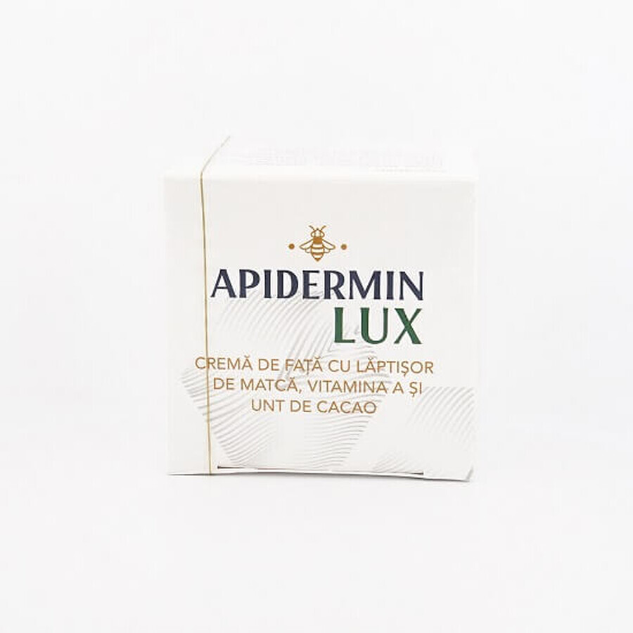 Apidermin Lux gezichtscrème met matchaboter en vitamine A, 50 ml, Veceslav Bee Complex