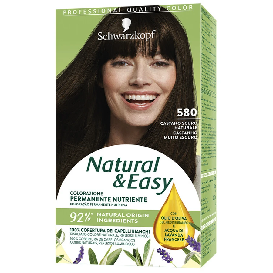 NATURAL &amp; EASY 580 MARRÓN OSCURO N