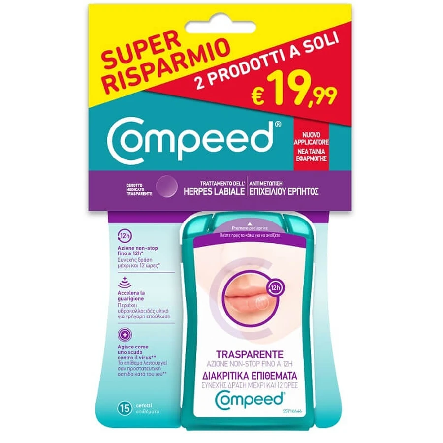 COMPEED KOORTSLIP TWEE PAKJES
