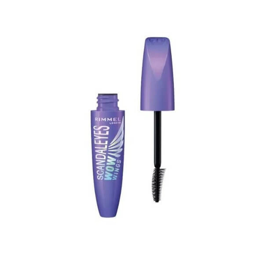 TUSZ DO RZĘS RIMMEL SCANDALEYES WOW WINGS CZARNY: ceny i cechy