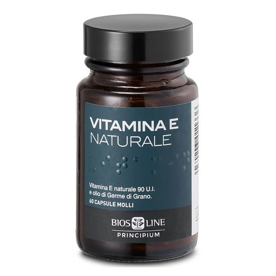 Biosline Principium Suplemento de Vitamina E 60 Cápsulas