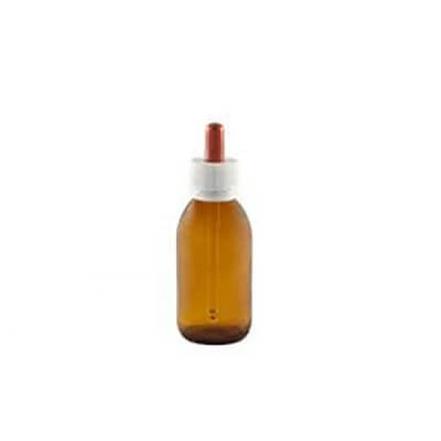 Flacone Vetro 200 Ml Codice 25sf + Contagoccia A Sigillo 10pezzi