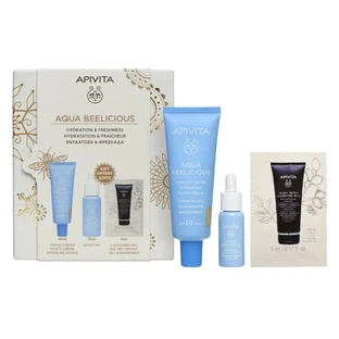 Apivita promo Aqua Beelicious cu cremă colorată 3 bucăți