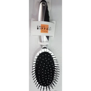 SILVER OVAL BRUSH