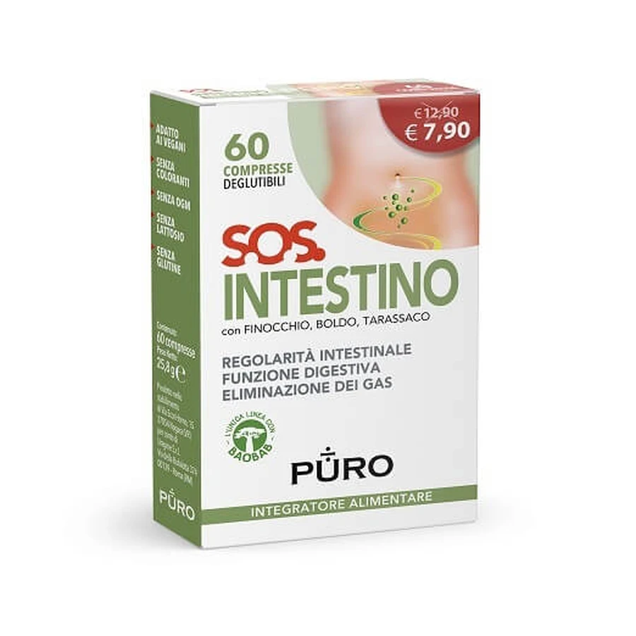 PURE SOS INTESTINE 60CPR DEGLU