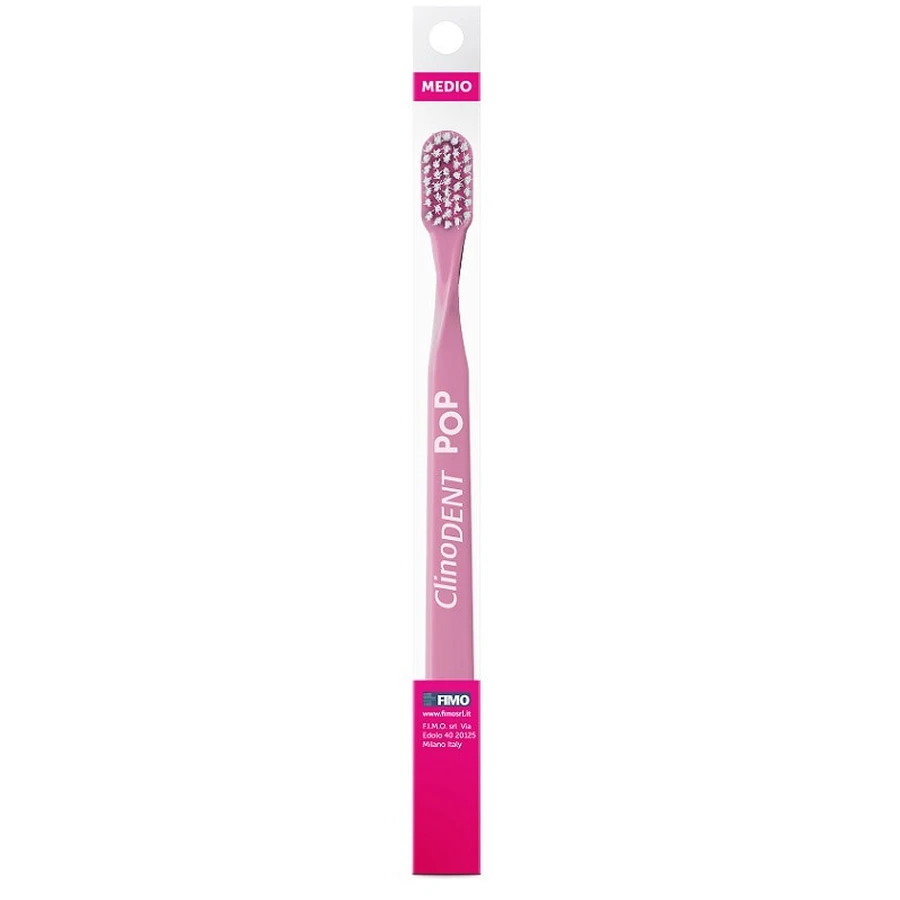 Clinodent Spazzolino da denti Rosa Medio
