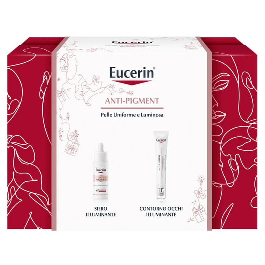 Eucerin Anti-Pigment Box Set Serum rozświetlające 30ml + Konturówka pod oczy 15ml: ceny i cechy