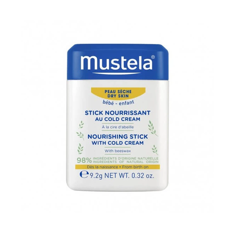 Mustela Stick Nourrissant Visage et Lèvres pour Nourrissons et Enfants Cold Cream 9.2g
