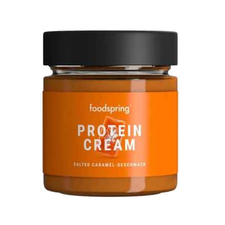 Crème protéinée au caramel salé