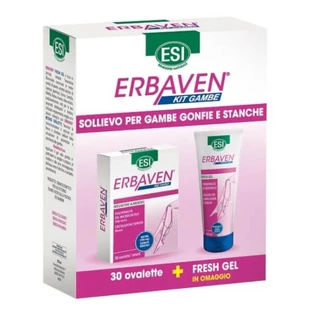 ESI Erbaven Kit Piernas Hinchadas Suplemento + Gel 100ml