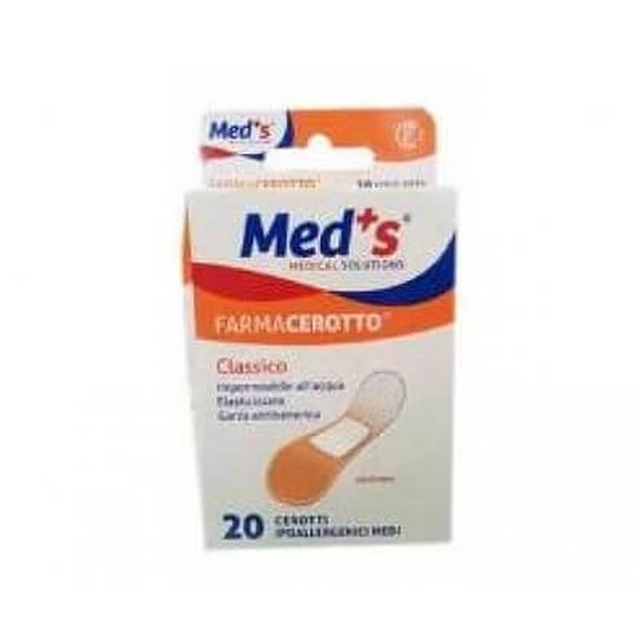 Meds Plâtre polyuréthane hypoallergénique Classic Medium 20 pièces