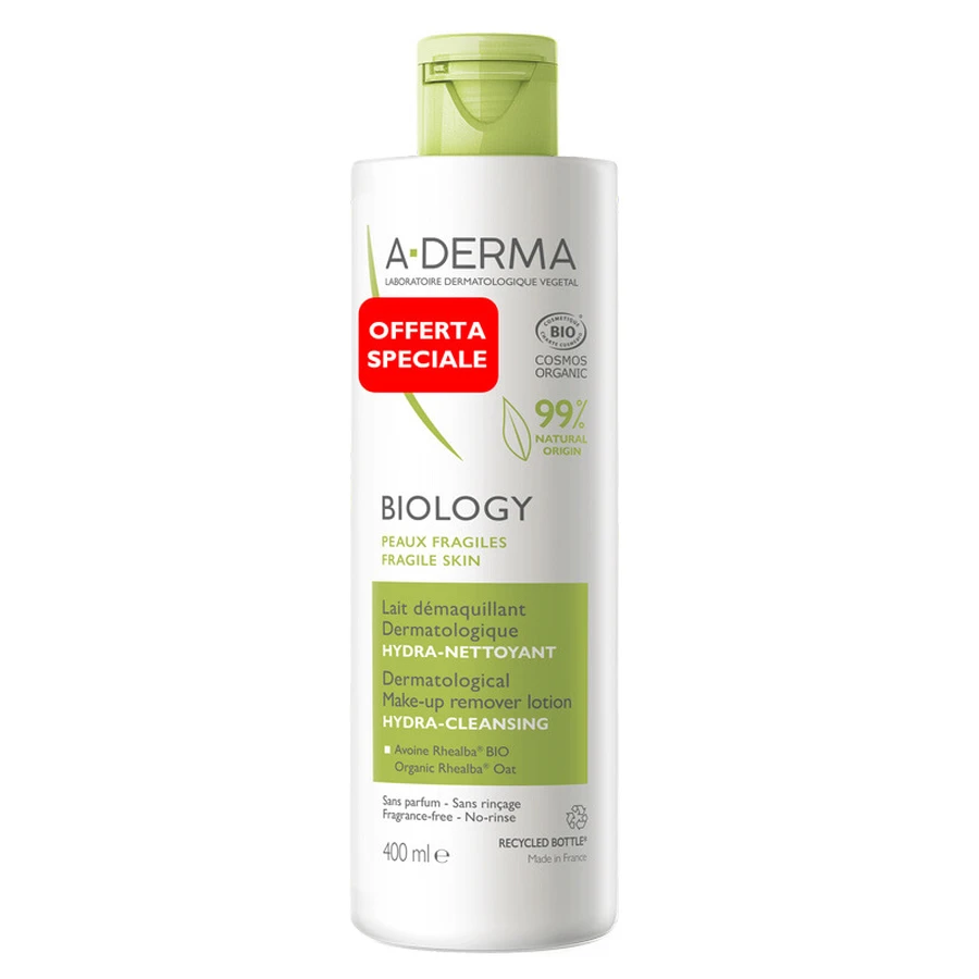 A-Derma Biology Dermatological Face Makeup Remover Milk PROMO 400 ml
