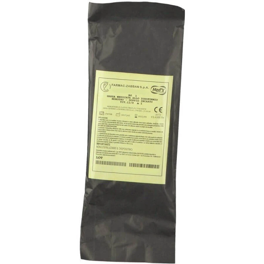 Med's Orlated Bandage With Iodoform 5X7cm Pharmac-Zabban 1 szt.: ceny i cechy