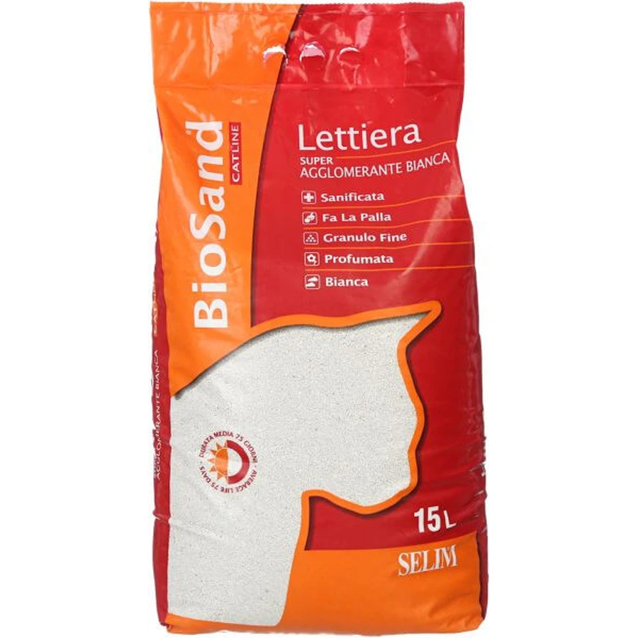 ARENA BIOLÓGICA BLANCA SUPERAGLOMERANTE 15 LT