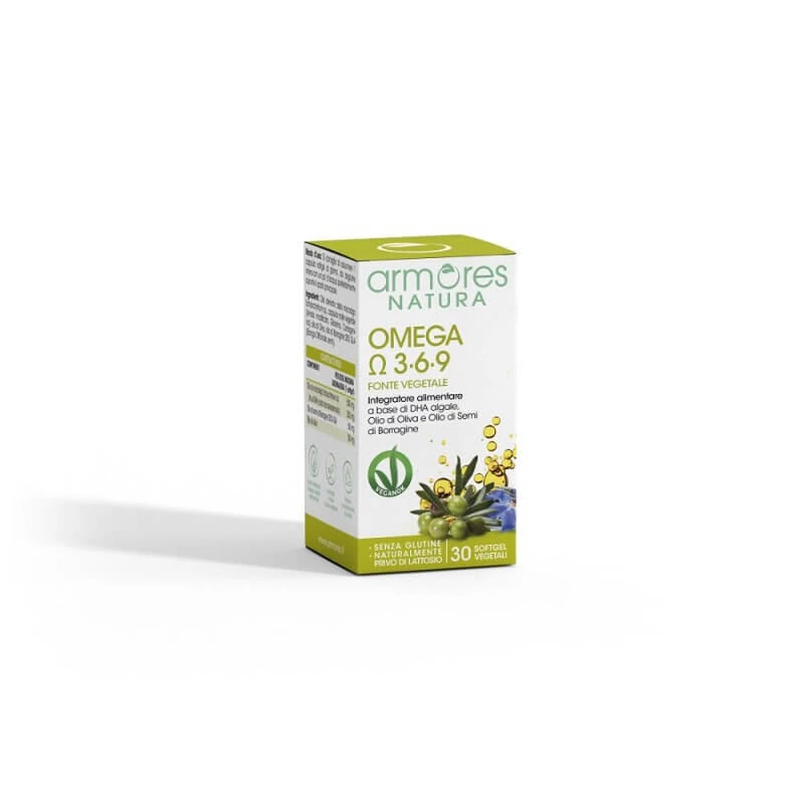 Omega 3-6-9- Armores Nature 30 kapsułek miękkich: ceny i cechy