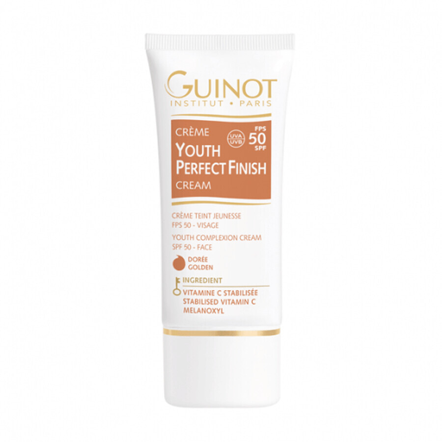 Crema Youth Perfect Finish Cream SPF50 effetto antietà e idratante, 30 ml, Guinot