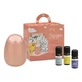 Purae aromatherapieset met rozenverspreider en essentiële oliën