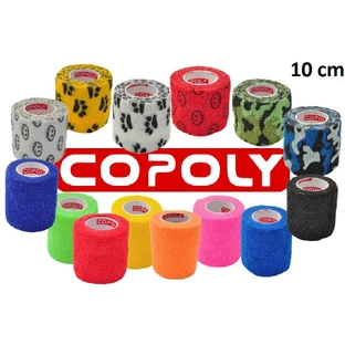 COPOLY bandage auto-adhésif 10cm x 457cm couleurs mélangées