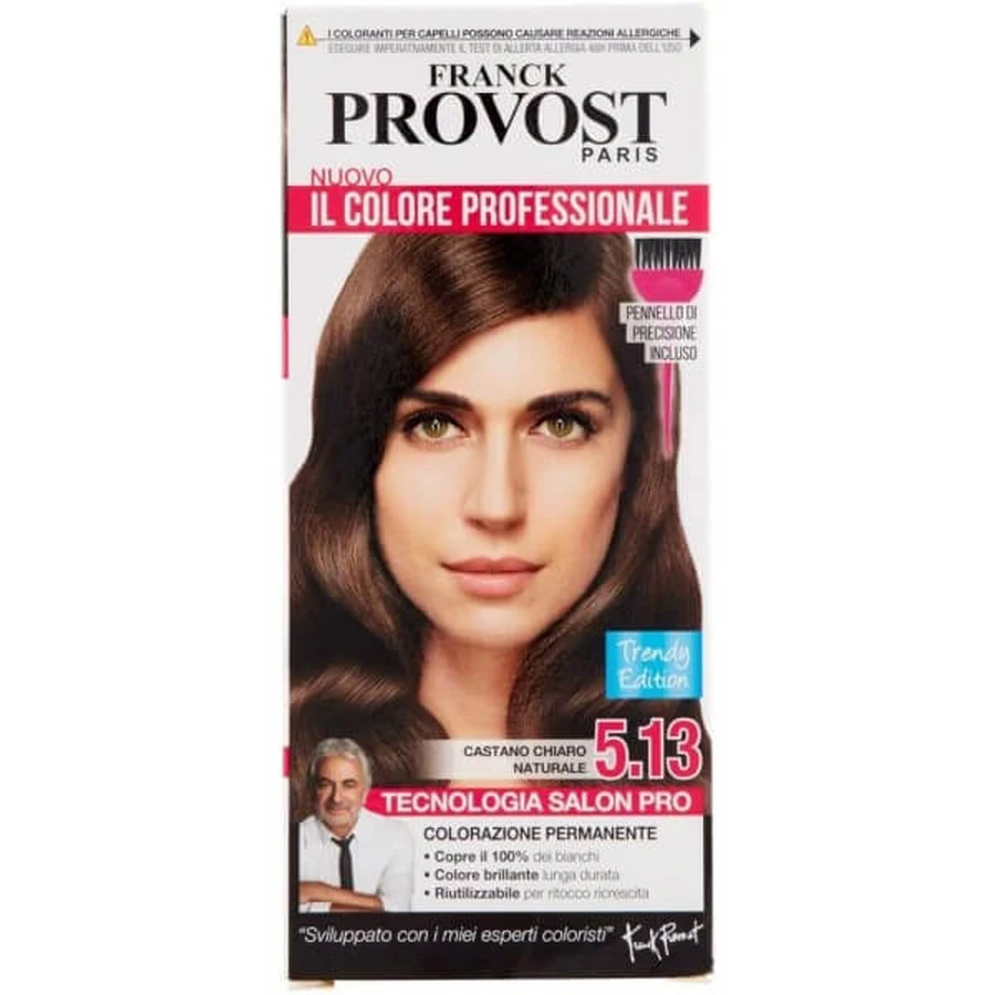 FRANK PROVOST PROFESSIONELE PERMANENTE KLEURING 5.13 NATUURLIJK LICHTBRUIN