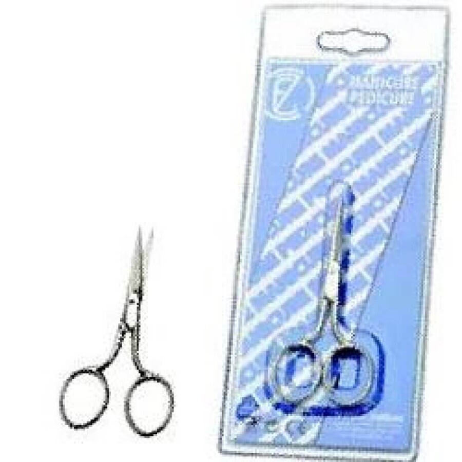 Kiepe Carbon Steel Cuticle Shears, Nickel Plated 